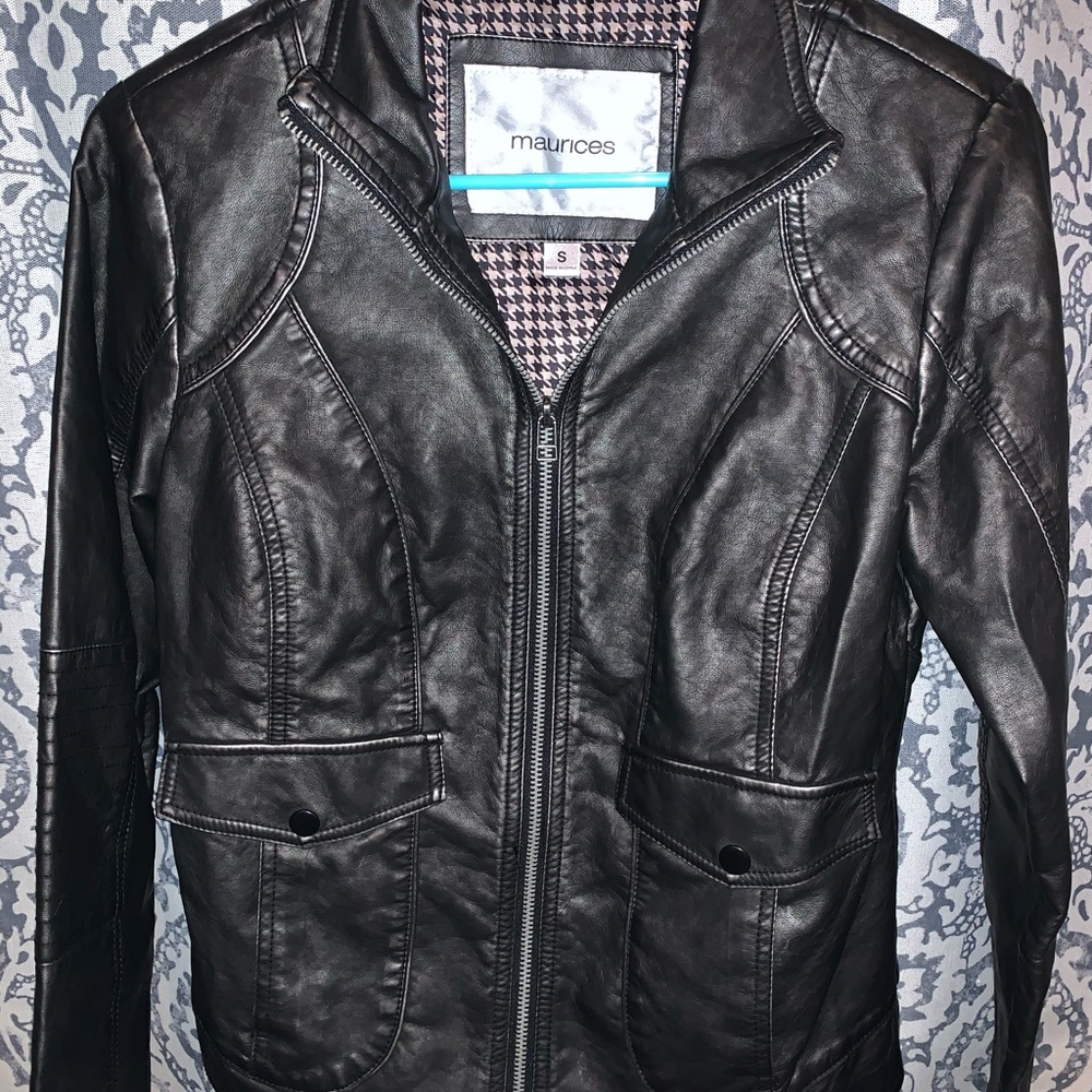 Faux Leather Jacket